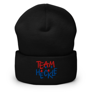 TEAM HECKLE EMBROIDERED BEANIE