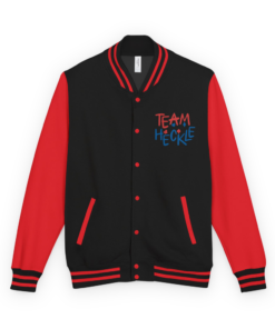 TEAM HECKLE Heavyweight letterman jacket